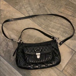 Coach Black crossbody EUC. Silver Hardware